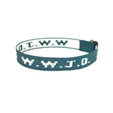 Alphabet Jacquard Printed Wrist Strap Bracelet Strap Unisex WWJD Bracelet Adjustable Bracelet - V.I.P Digital Presence