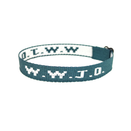 Alphabet Jacquard Printed Wrist Strap Bracelet Strap Unisex WWJD Bracelet Adjustable Bracelet - V.I.P Digital Presence