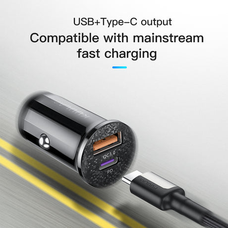 KUULAA Quick Charge 4.0 48W QC PD 3.0 Car Charger for Samsung S10 9 Fast Car Charging for Xiaomi iPhone Mobile Phone USB Charger - V.I.P Digital Presence