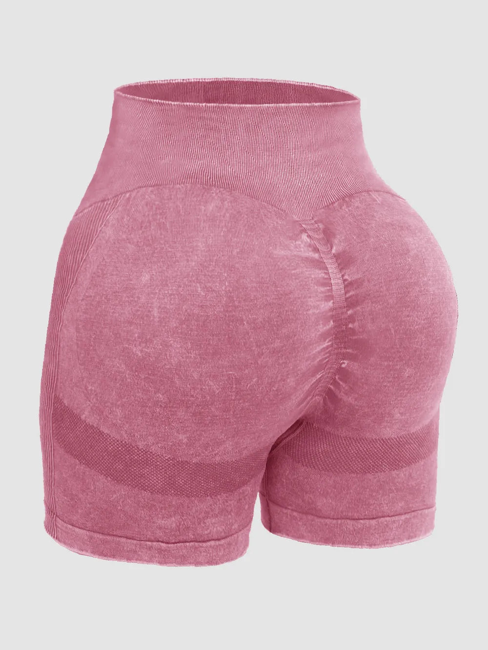 Washed High Waist Active Shorts - V.I.P Digital Presence