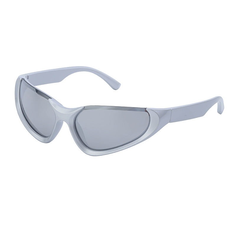 Nuevas gafas de sol deportivas a prueba de viento para mujer, gafas de sol para exteriores Y2K Millennium para hombre.