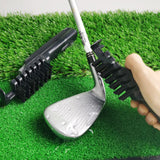 Cepillo de cabeza rociadora para cuerno de golf, cepillo para almacenar agua, cepillo de limpieza, cepillo de golf, artefacto de limpieza de ranuras, limpieza de palos