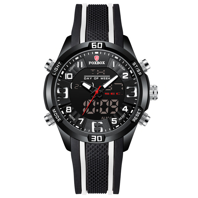 Lige Men's Dual Display Watch Multi-Function Chronograph Sports Waterproof Watch - V.I.P Digital Presence