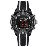 Lige Men's Dual Display Watch Multi-Function Chronograph Sports Waterproof Watch - V.I.P Digital Presence
