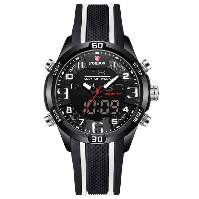 Lige Men's Dual Display Watch Multi-Function Chronograph Sports Waterproof Watch - V.I.P Digital Presence