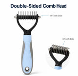 DualPaw Pet Deshedding Brush