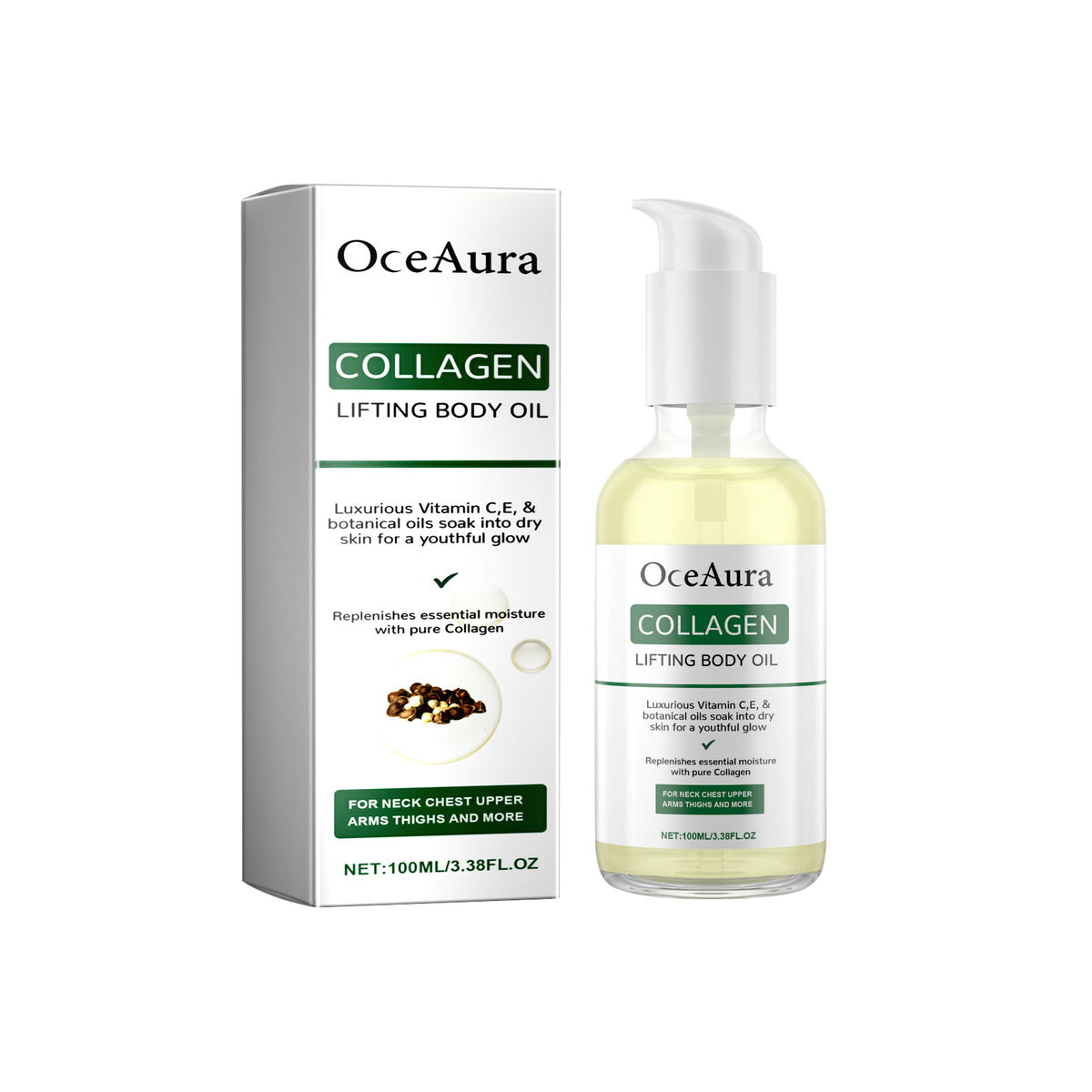 Collagen Lifting Body Oil, Moisturizing And Moisturizing Skin Massage Essential Oil - V.I.P Digital Presence