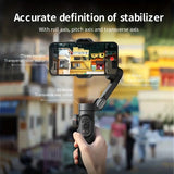 Estabilizador de cardán de mano de 3 ejes XE, plegable, para teléfono inteligente, grabación de video, vlog, estabilizador PTZ para iPhone, Xiaomi, Samsung