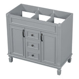36'' Bathroom Vanity without Top Sink Cabinet only Modern Bathroom Storage Cabinet with 2 Soft Closing Doors and 2 Drawers - V.I.P Digital Presence