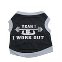 Pet Clothes Dog Clothes Cotton Sweat Weight Lifting Small Dog Pet Vest Spring And Summer - V.I.P Digital Presence
