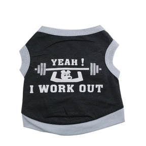 Pet Clothes Dog Clothes Cotton Sweat Weight Lifting Small Dog Pet Vest Spring And Summer - V.I.P Digital Presence