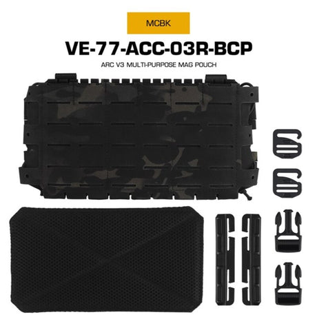 Tactical ARC V3 Molle Mag Pouch for M4/AR15, laser-cut, for hunting & airsoft. - V.I.P Digital Presence