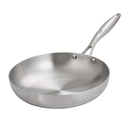 304 stainless steel three-layer steel frying pan, induction cooker, gas universal flat bottomed pan, steak frying pan - V.I.P Digital Presence