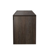 20 minutes quick assembly brown simple modern TV stand cabinet Brown + whiteTV bracket