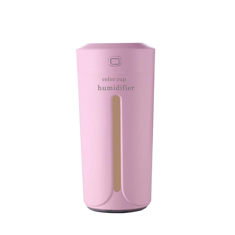 Color Cup USB Air Humidifier for Home Car Ultrasonic Mini Aroma Diffuser Air Purifier with LED Lights - V.I.P Digital Presence