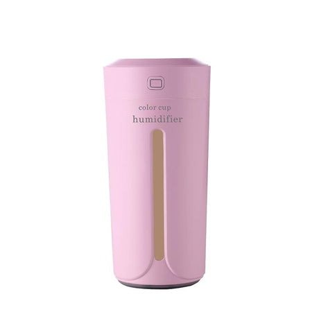 Color Cup USB Air Humidifier for Home Car Ultrasonic Mini Aroma Diffuser Air Purifier with LED Lights - V.I.P Digital Presence