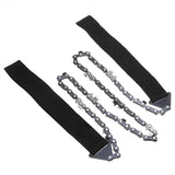 Outdoor hand zipper saw pocket chain saw garden tools 11/16/33 teeth 24 inch portable camping survival wire saw - V.I.P Digital Presence