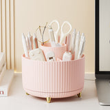 Home desktop rotatable dustproof large capacity pen holder storage box bathroom cosmetics sundries storage box - V.I.P Digital Presence