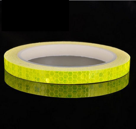 Bicycle reflective stickers mountain bike bicycle motorcycle fluorescent decal tape safety warning riding accessories - V.I.P Digital Presence