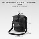 Motorcycle bumper bag outside the multifunctional large capacity Mount Brigade storage bag convenient waterproof riding bag - V.I.P Digital Presence