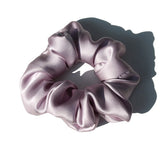 Pure Silk Large Scrunchies Ropes Hair Bands Ties Elastics Ponytail Holders for Women Girls Hair Accessories 19 Momme 3.5CM - V.I.P Digital Presence