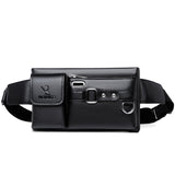 Men's Sports Waist Bag Multi Functional Outdoor Waist Bag PU Messenger Bag Riding Waist Bag - V.I.P Digital Presence