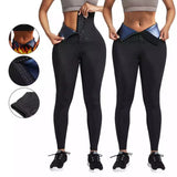 European and American breasted abdominal compression sweatpants, cropped pants, waist cinching yoga pants - V.I.P Digital Presence