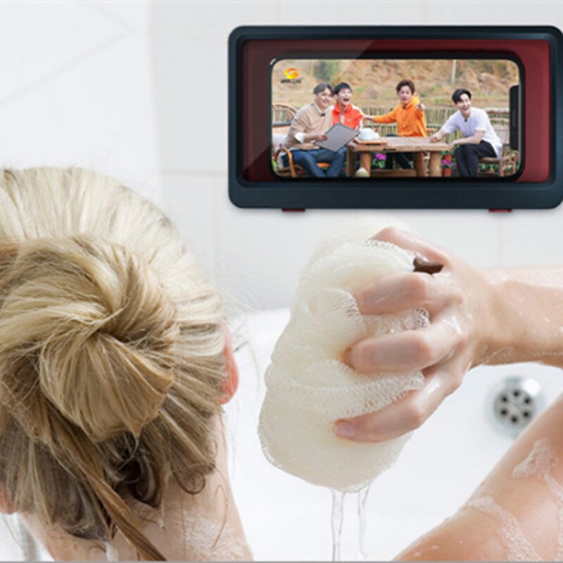 Wall Mounted Phone Box Waterproof Touch Screen Case Mobile Phone Holder Kitchen Bathroom Phone Shell Shower Sealing Storage Box - V.I.P Digital Presence
