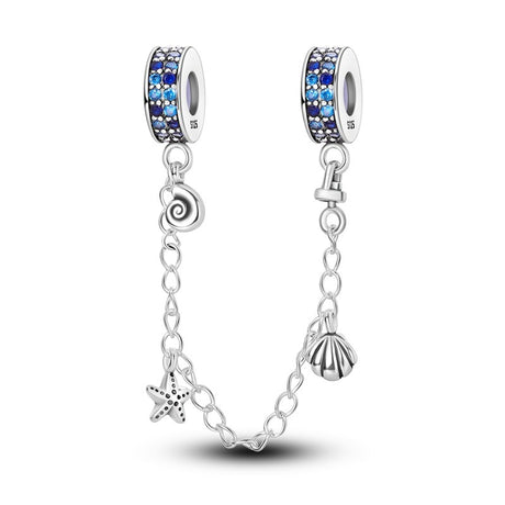 Ocean Wind Dolphin Whale Pendant Beads Copper Plated DIY Beads Bracelet Item - V.I.P Digital Presence