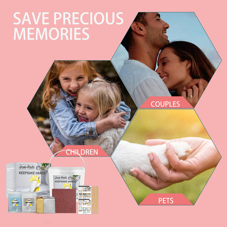 Jue-Fish 3D Hand Makrolon Powder Couple Anniversary Souvenir DIY Mother's Day Children's Day Gift - V.I.P Digital Presence