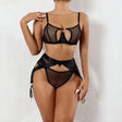 New mesh sexy and comfortable lingerie set, garter belt, Amazon hot selling erotic set - V.I.P Digital Presence