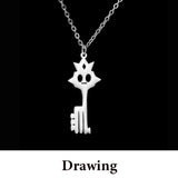 DIY Cutsom Drawing Art Necklaces Personalized Stainless Steel Kids Artwork Logol Pendant Jewelry Gifts for Family Children - V.I.P Digital Presence