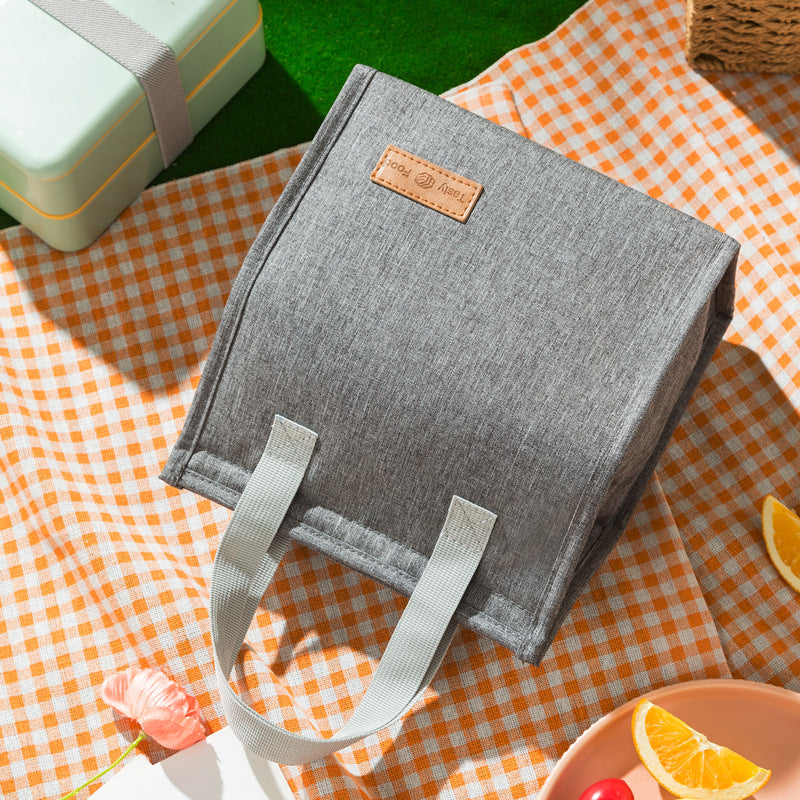 Fashionable and simple vertical large capacity portable insulated lunch bag - V.I.P Digital Presence