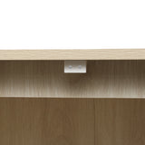 Rattan 4-Door Sideboard , Sideboard Buffet Storage Cabinet,Accent Storage Cabinet , Large Cabinet With 4 Rattan Decorated Doors - V.I.P Digital Presence