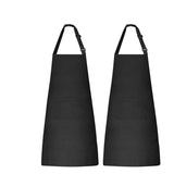 Solid color apron for kitchen and household use waterproof and oil resistant - V.I.P Digital Presence