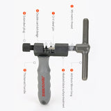 Universal Bike Chain Breaker v3.8: Cuts pins, removes links. For single - 12 speed MTB, road bikes. Repair tool. - V.I.P Digital Presence