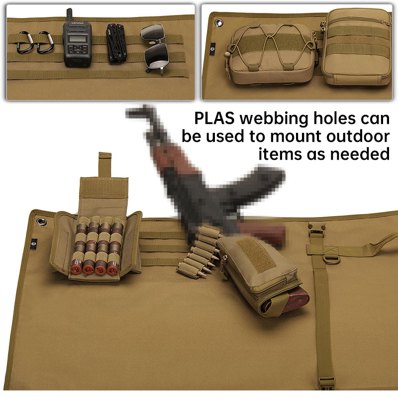 Outdoor non-slip shooting mat: double, portable, tactical, multi-use for training/camping. - V.I.P Digital Presence