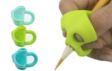 Two-Finger Pen Holder Silicone Baby Learning Writing Tool Correction Device Pencil Set Stationery 3 Piece Set Gift 2 Piece Fish - V.I.P Digital Presence