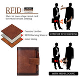 Men's short genuine leather wallet first layer cowhide Korean style fashion casual wallet driver's license wallet father's day gift - V.I.P Digital Presence