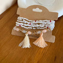 Tassel Rice Bead Bracelet - V.I.P Digital Presence