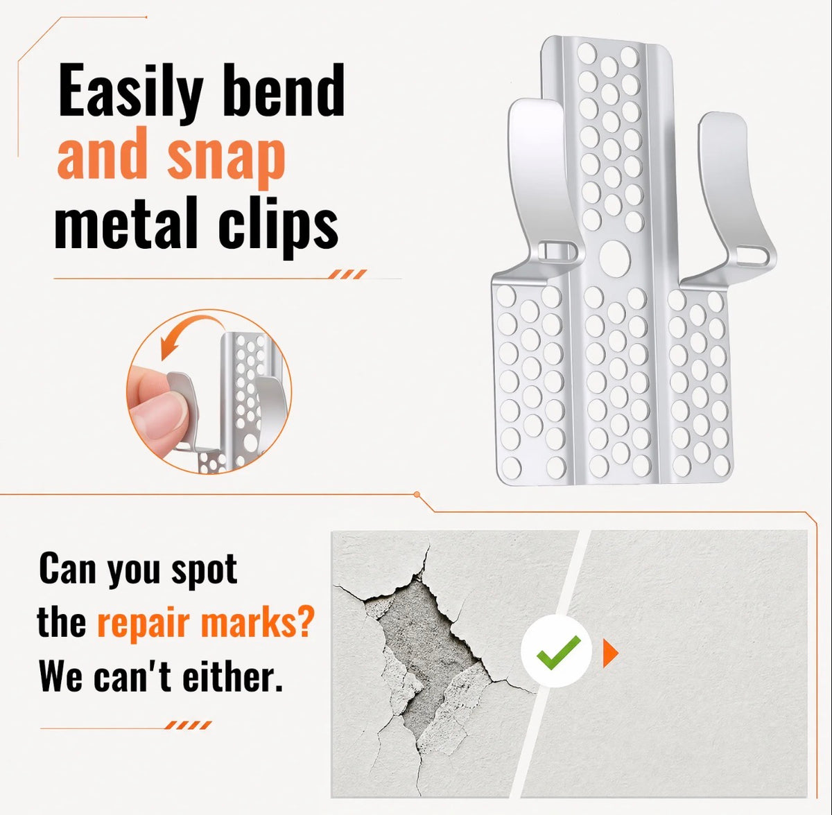 WallFix Drywall Repair Clips