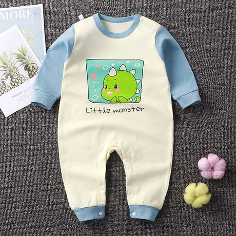 2024 Spring Autumn 0-2 Years Old Baby Romper Baby Jumpsuit Boys Girls Long-sleeved Trousers Newborn Romper Climbing Clothes - V.I.P Digital Presence