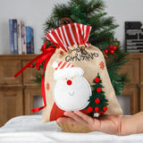 Christmas decorations, burlap gift bags, candy bags, apple bags, cartoon Christmas gift bags - V.I.P Digital Presence