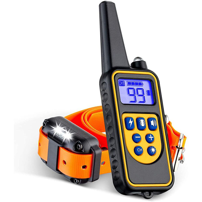 Dog training supplies - bark control device. The collar features electric shock and vibration for training. - V.I.P Digital Presence