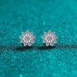 925 Sterling Silver Moissanite Zircon Stud Earrings - V.I.P Digital Presence