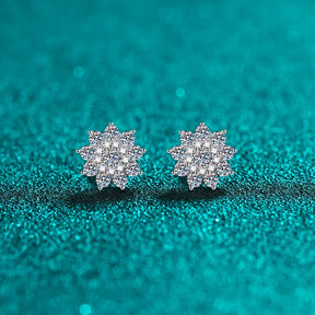 925 Sterling Silver Moissanite Zircon Stud Earrings - V.I.P Digital Presence