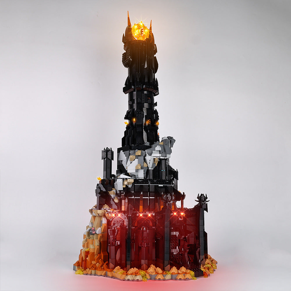 Suitable for LEGO 10333 Lord of the Rings Baladu Black Tower LED building blocks toy lighting fixtures light sets - V.I.P Digital Presence