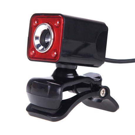 High definition night vision computer camera with built-in 10 meter sound-absorbing microphone and 4LED free switch - V.I.P Digital Presence