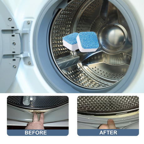 Washing Machine Cleaning Effervescent Tablet, Washing Machine Slot Stain Cleaner Effervescent Tablet Automatic Cleaning - V.I.P Digital Presence