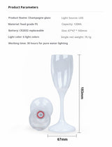 Creative Water Sensing Wedding luminous Glasses cup Party Supplies Novelty LED Light Up Wine bottles for Party Club Bar Drinking - V.I.P Digital Presence